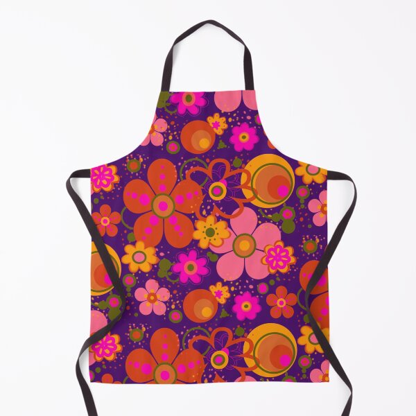 Item preview, Orange and hot pink, flower power designed and sold by Lauren Vice.