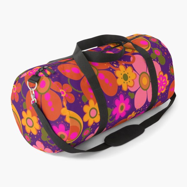 Item preview, Orange and hot pink, flower power designed and sold by Lauren Vice.