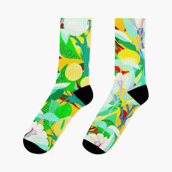 Item preview, Vibrant abstract lemon tree art and pattern. designed and sold by Meteryards.