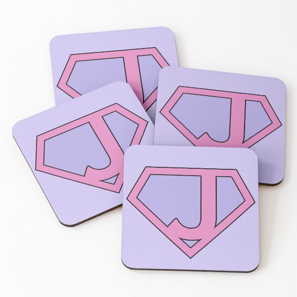 Item preview, Letter J | Super Letter | Purple and Pink designed and sold by Christiana-Art.