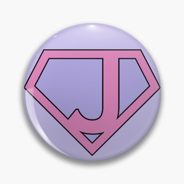 Item preview, Letter J | Super Letter | Purple and Pink designed and sold by Christiana-Art.