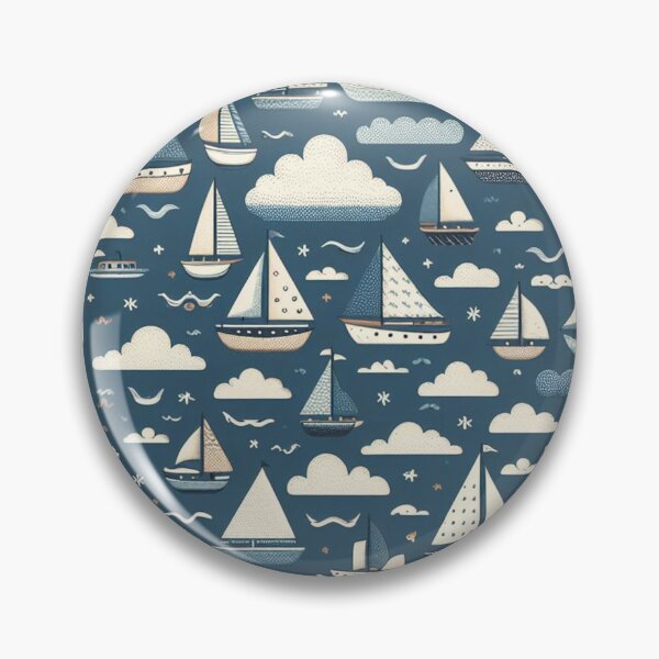 Item preview, Tiny Boats & Cloudy Skies Fabric Serenity designed and sold by Rui Fernandes.