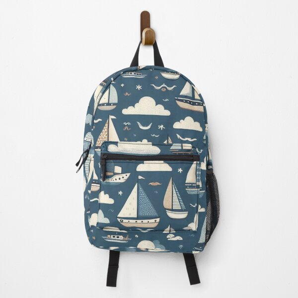 Item preview, Tiny Boats & Cloudy Skies Fabric Serenity designed and sold by Rui Fernandes.