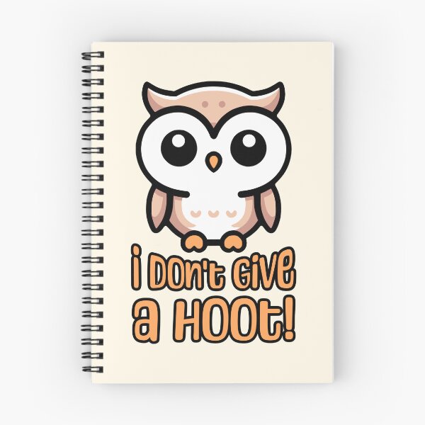 Item preview, I Don't Give A Hoot! Cute Owl Pun designed and sold by PMCreative.