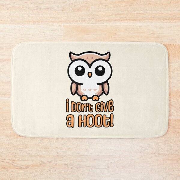 Item preview, I Don't Give A Hoot! Cute Owl Pun designed and sold by PMCreative.