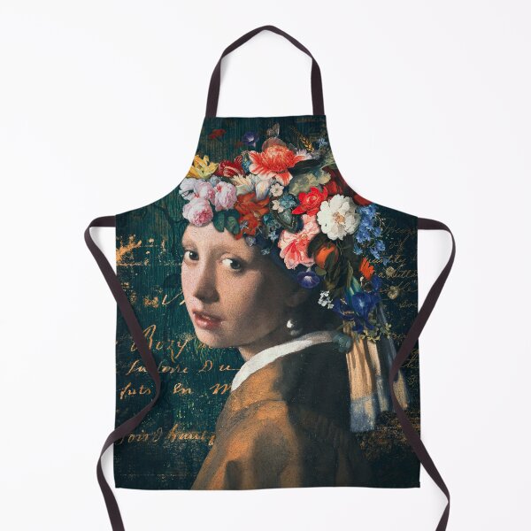 Item preview, Girl with the pearl earring in mixed media artwork designed and sold by Heuvelphoto.