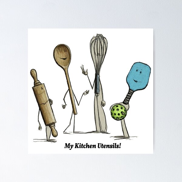 Item preview, Pickleball: My Kitchen Utensils! designed and sold by SomeGuyLou.