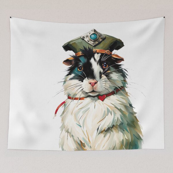 Item preview, Turquoise Rebel, Warrior guinea pig designed and sold by filusattila.