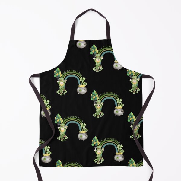 Item preview, Happy Saint Patrick's Day Lucky Green Leprechaun Rainbow designed and sold by IntoClearWater.