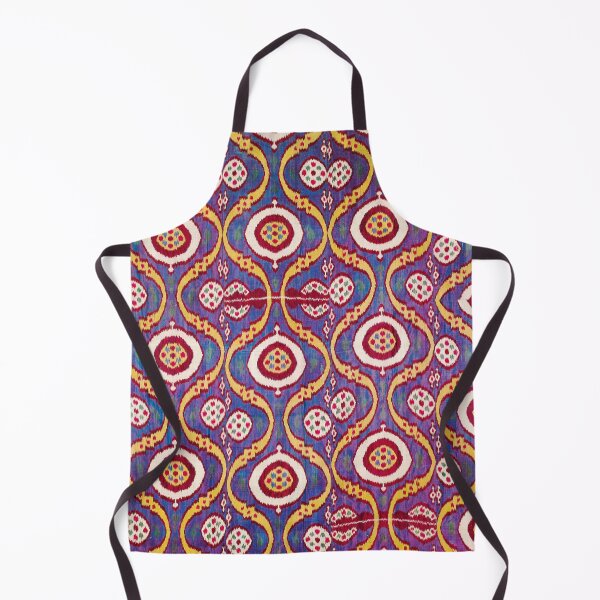 Item preview, Seda Ikat Uzbekistán Parda Estampado designed and sold by Vicky Brago-Mitchell®.