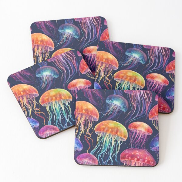 Item preview, Colorful jellyfish designed and sold by Wiesława Smolińska.
