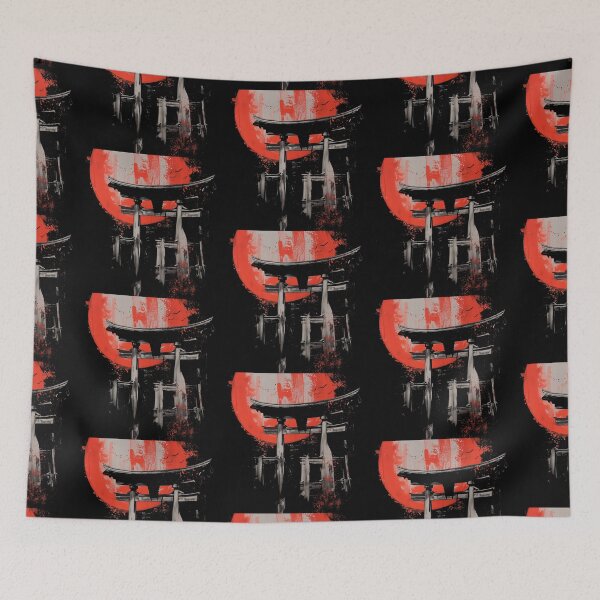 Item preview, Torii Gate Design, Japan Torii Gate, Japanes Desing, Japanese Inspired 80s Style designed and sold by enjoytheshirt.