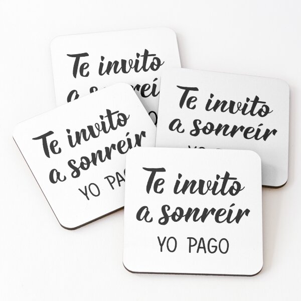 Item preview, Te invitamos a sonreír. Yo pago. Te invito a sonreir pago- en español. designed and sold by pidzam4e.