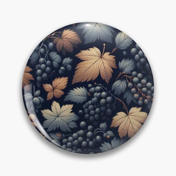 Item preview, Autumn Leaves & Tiny Grapes Fabric Elegance designed and sold by Rui Fernandes.