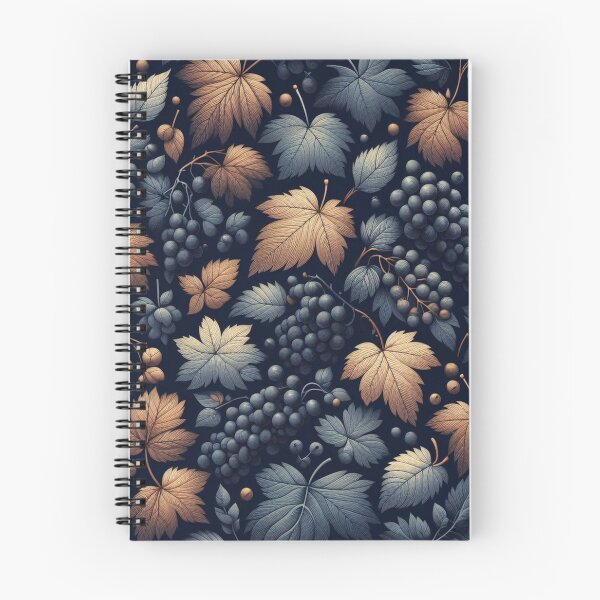 Item preview, Autumn Leaves & Tiny Grapes Fabric Elegance designed and sold by Rui Fernandes.