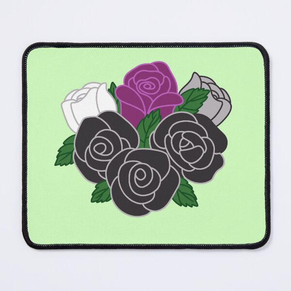 Item preview, Subtle Demisexual Pride Roses  designed and sold by Blatherskite Studios.