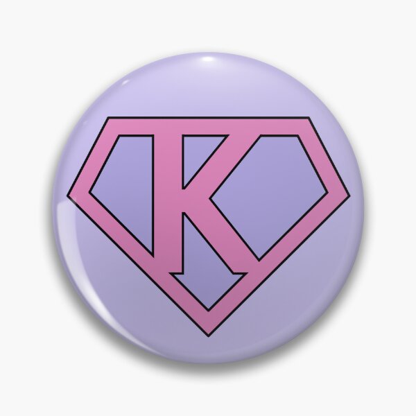 Item preview, Letter K | Super Letter | Purple and Pink designed and sold by Christiana-Art.