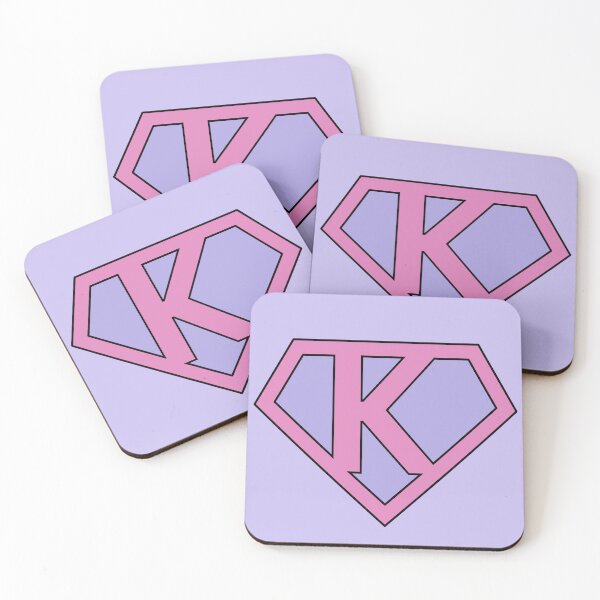 Item preview, Letter K | Super Letter | Purple and Pink designed and sold by Christiana-Art.
