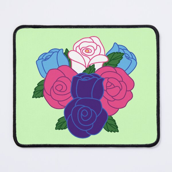 Item preview, Subtle Polyamorous Pride Roses  designed and sold by Blatherskite Studios.