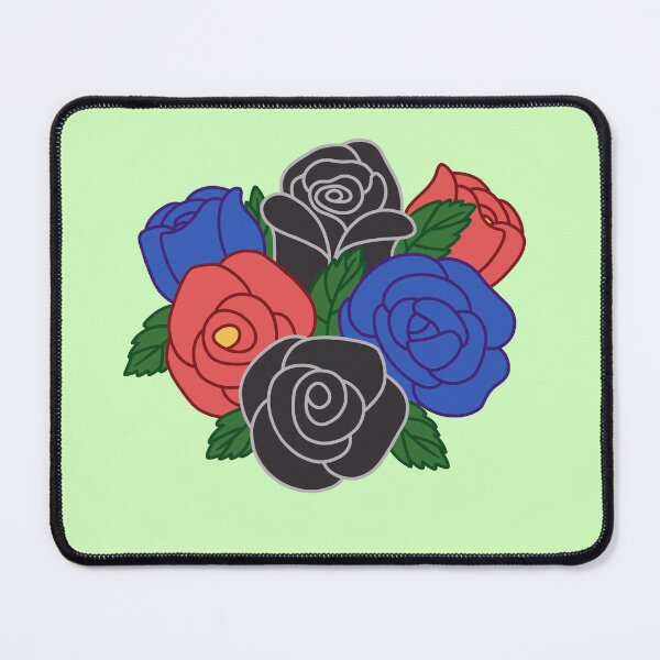 Item preview, Subtle Polyamorous Pride Roses (alt.) designed and sold by Blatherskite Studios.