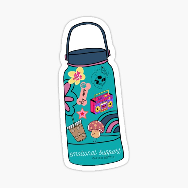 Emotional Support Water Bottle Sticker