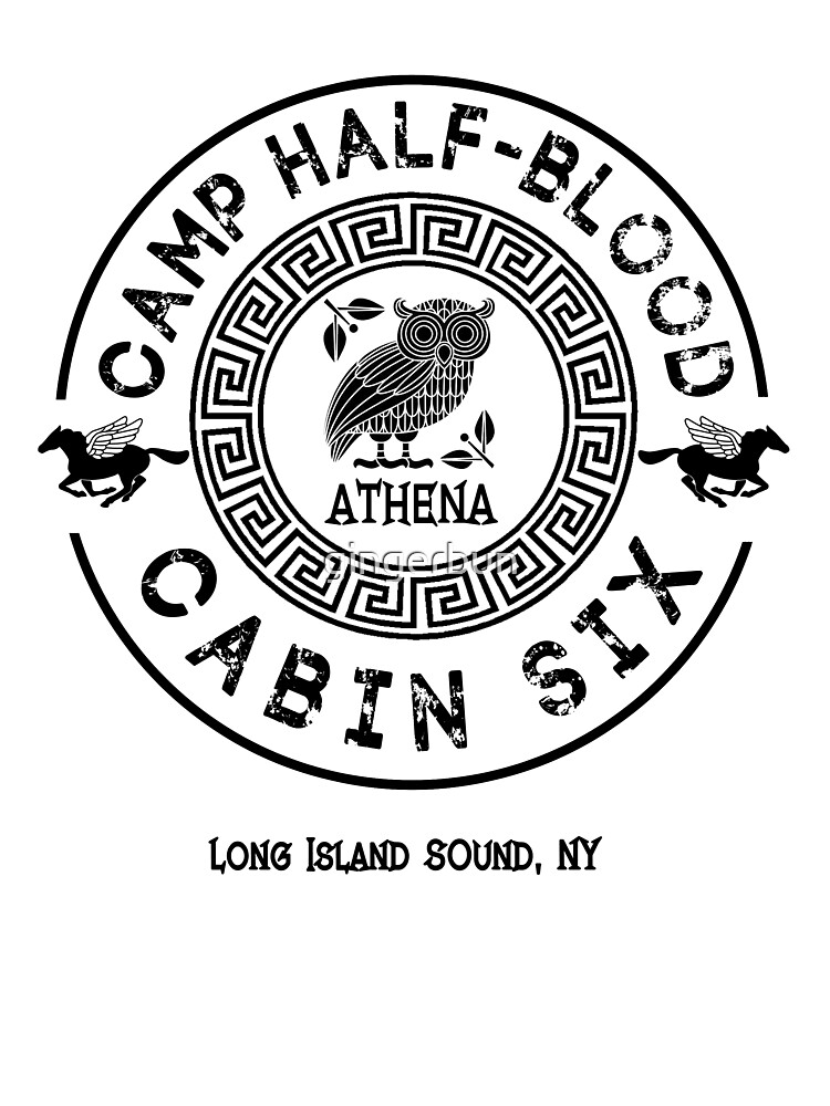 Percy Jackson - Camp Half Blood with Cabin Number, Logo, and Name