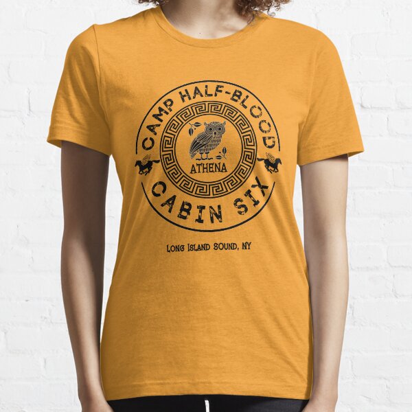 Cabina Seis - Athena - Percy Jackson - Campo Mestizo - Camiseta esencial