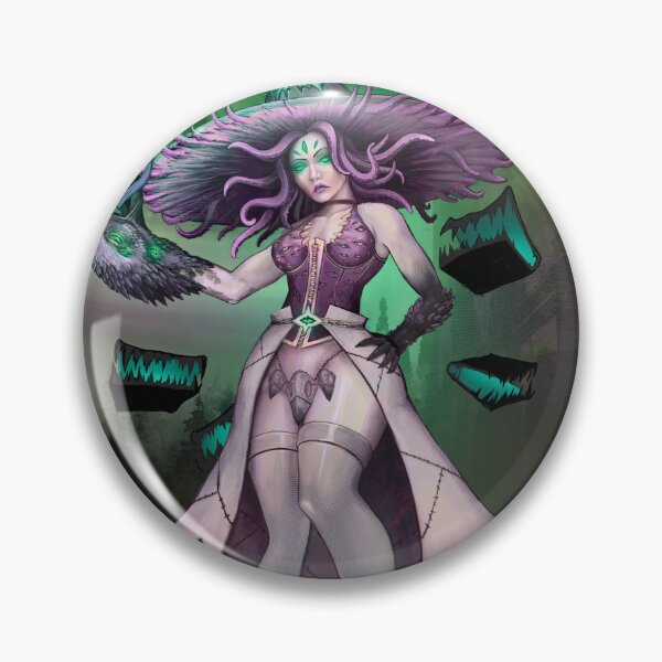 Item preview, illustration of Anemona the witch designed and sold by FeuroArt.