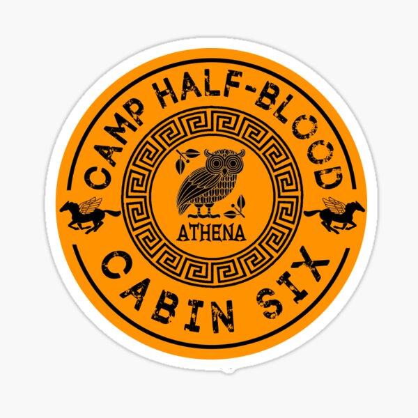 Camp Half-Blood Parent Cabin Sticker Set | Percy Jackson & the Olympians |  CHB | Rick Riordan | Greek Gods | Hero's of Olympus 