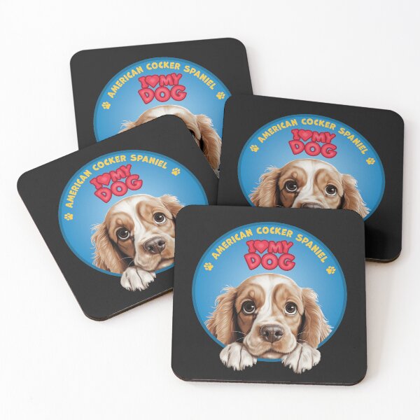Item preview, I Love my dog American Cocker Spaniel designed and sold by SerhiiArt.