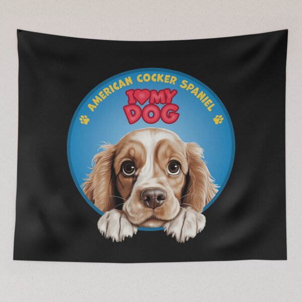 Item preview, I Love my dog American Cocker Spaniel designed and sold by SerhiiArt.