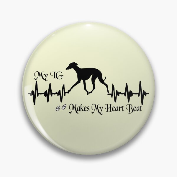 Item preview, Latido del corazón del galgo italiano designed and sold by pawsinprofile.