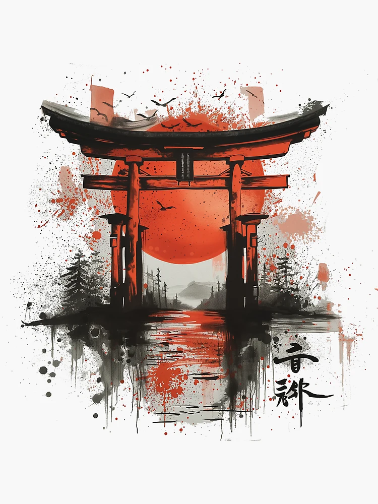 Torii Gate Design, Japan Torii Gate, Japanes Desing