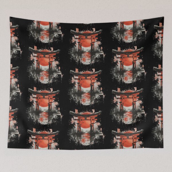Item preview, Torii Gate Design, Japan Torii Gate, Japanes Desing, Japanese Inspired 80s Style designed and sold by enjoytheshirt.