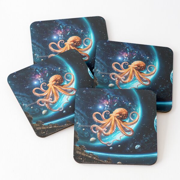 Item preview, Octopus in Space designed and sold by NerdscapeDC.