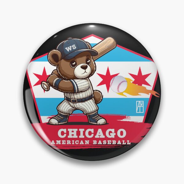 Artikelvorschau, USA - Amerikanischer BASEBALL - Chicago - Baseball-Maskottchen - Chicago Baseball entworfen und verkauft von ArtProjectShop.