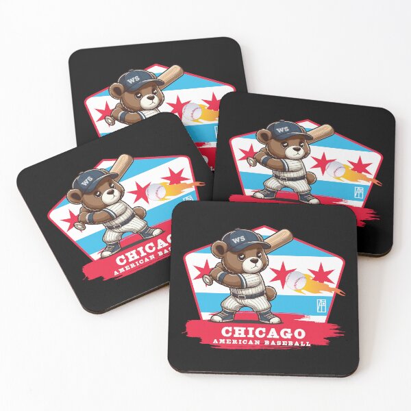 Item preview, USA - American BASEBALL - Chicago - Baseball mascot - Chicago baseball designed and sold by ArtProjectShop.