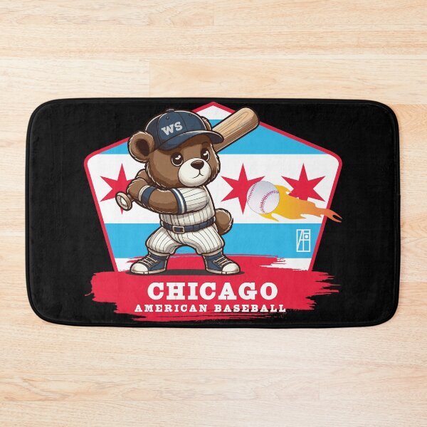 Item preview, USA - American BASEBALL - Chicago - Baseball mascot - Chicago baseball designed and sold by ArtProjectShop.