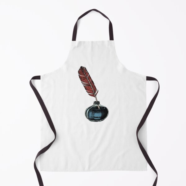 Item preview, Vintage Elegance: Feather Pen and Inkwell Illustration designed and sold by OpsDesing.