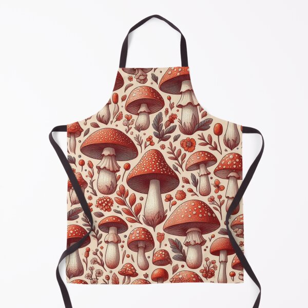 Item preview, Tiny Mushrooms & Petite Blooms Fabric Whimsy designed and sold by Rui Fernandes.