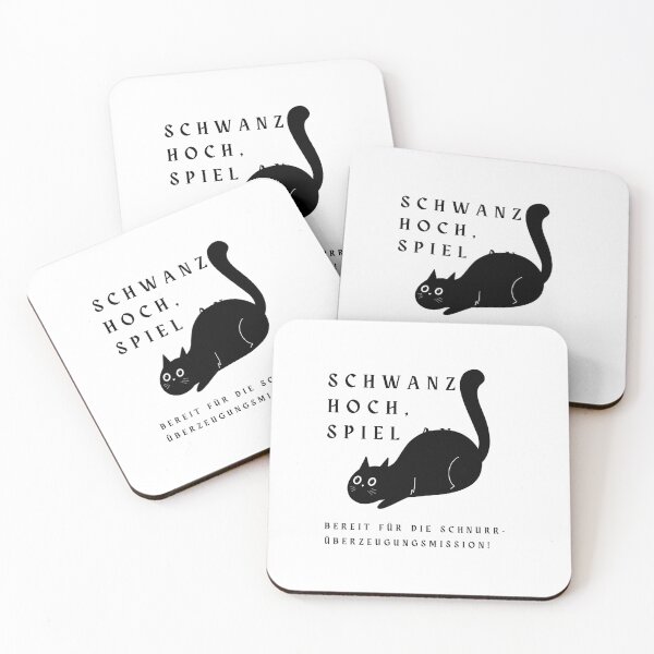 Artikelvorschau, Schwanz hoch, Spiel an. Bereit für die Schnurr-Überzeugungsmission! | Black Cat Mission Design - Humor Design entworfen und verkauft von RM-Journey.