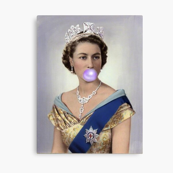 Queen Elizabeth II GUM Canvas Print