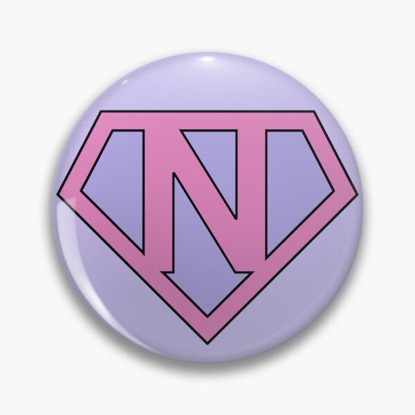 Item preview, Letter N | Super Letter | Purple and Pink designed and sold by Christiana-Art.
