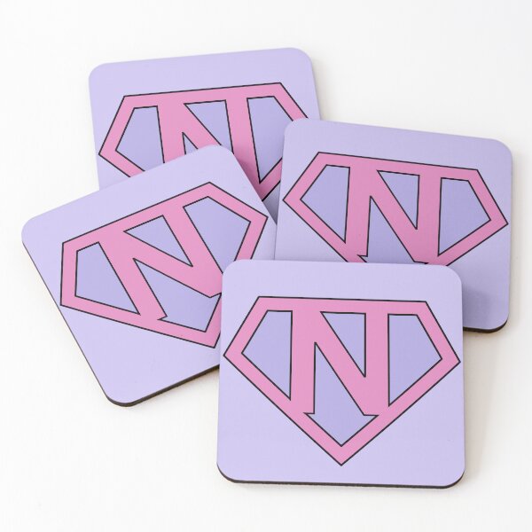 Item preview, Letter N | Super Letter | Purple and Pink designed and sold by Christiana-Art.