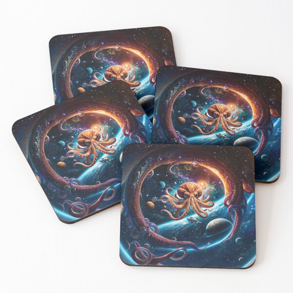 Item preview, Octopus in Space designed and sold by NerdscapeDC.
