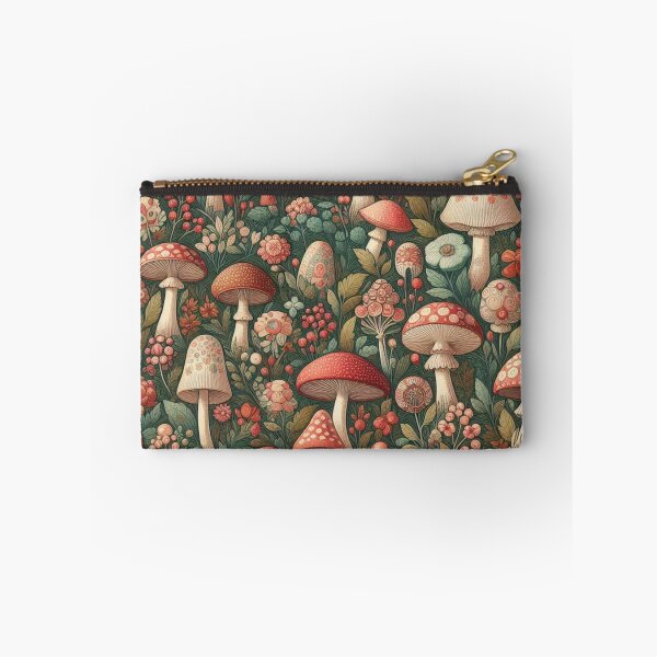 Item preview, Tiny Mushrooms & Petite Blooms Fabric Whimsy designed and sold by Rui Fernandes.