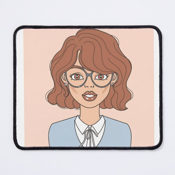 Item preview, Beautifull girl in glasses designed and sold by WienMerch.