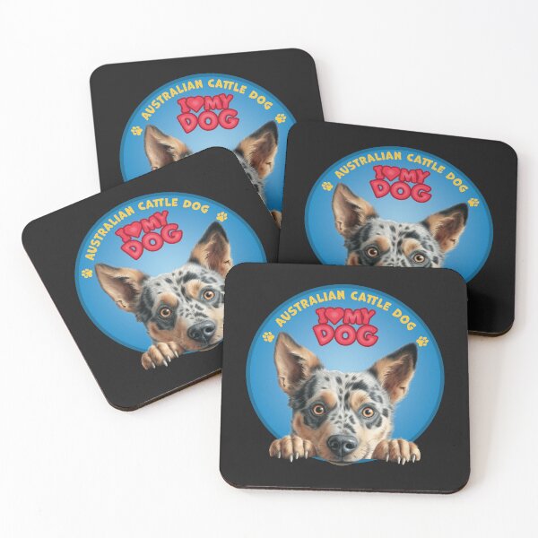 Item preview, I Love my dog Australian Cattle Dog designed and sold by SerhiiArt.
