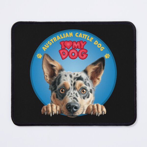 Item preview, I Love my dog Australian Cattle Dog designed and sold by SerhiiArt.