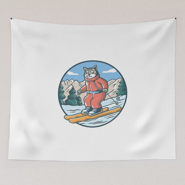 Item preview, cat skiing designed and sold by rozar-nv.